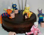 Torta Backyardigans - Tortas de cumpleaños de chocolate