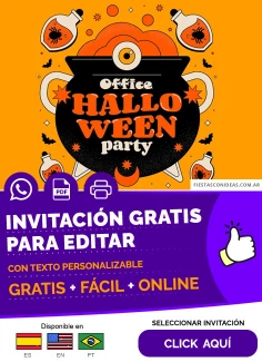 Invitaciones de Fiesta de Halloween en la oficina