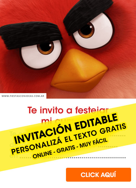Tarjeta de cumpleaños de Angry Birds