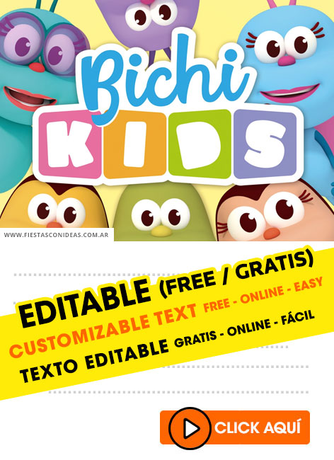 Invitaciones de BichiKids - El reino infantil