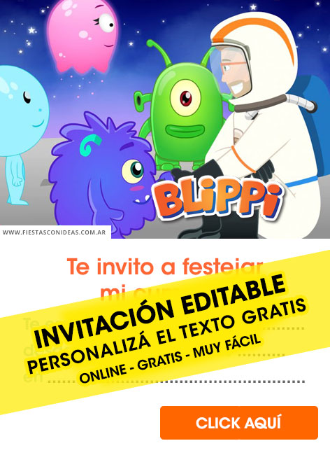 Invitaciones de Blippi