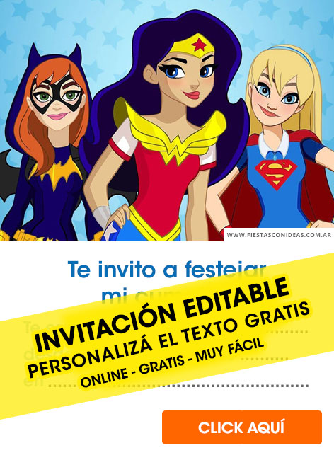 Tarjeta de cumpleaños de Harley Quinn, Wonder Woman, Supergirl, Batgirl