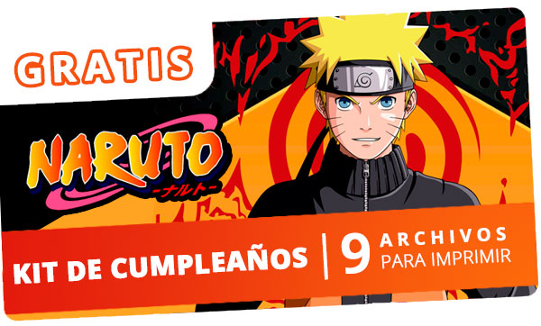 Kit de Naruto para imprimir gratis
