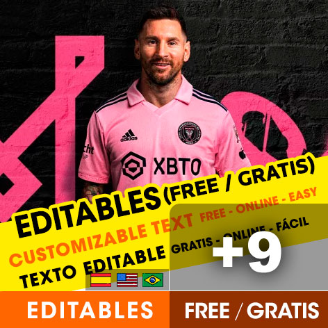 +9 Invitaciones de Messi (Inter Miami) para Editar Gratis (WhatsApp e Imprimir)
