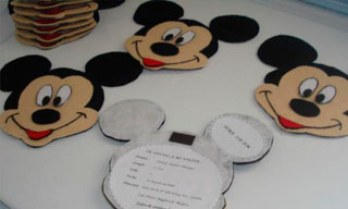 Invitación de Mickey Mouse