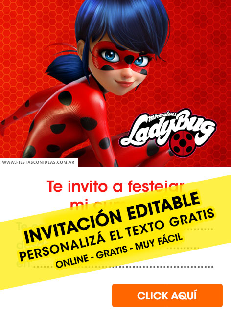 Invitaciones de LadyBug