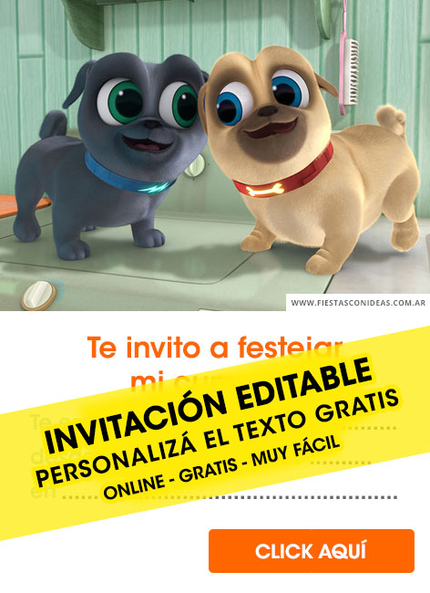 Invitaciones de Puppy Dog Pals