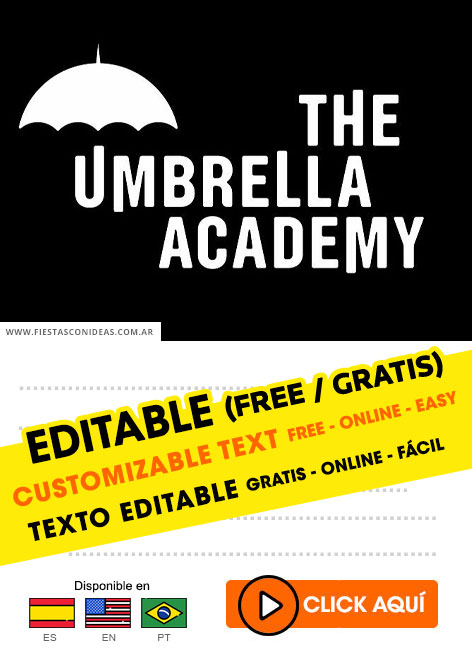 Tarjeta de cumpleaños de The Umbrella Academy