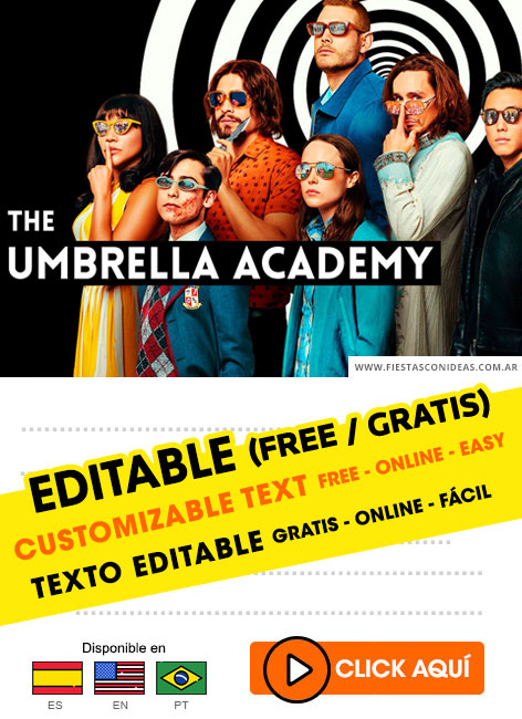 Tarjeta de cumpleaños de The Umbrella Academy