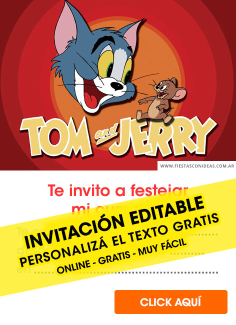 Invitaciones de Tom And Jerry