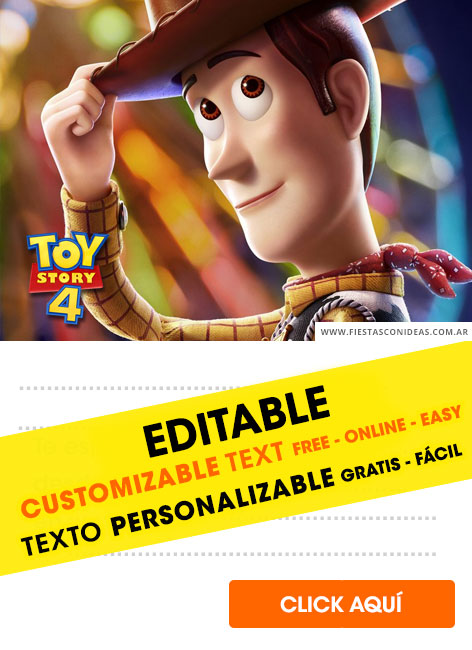 Tarjeta de cumpleaños de Toy Story 4