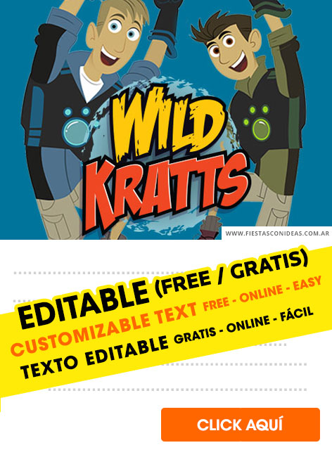 Tarjeta de cumpleaños de Wild Kratts
