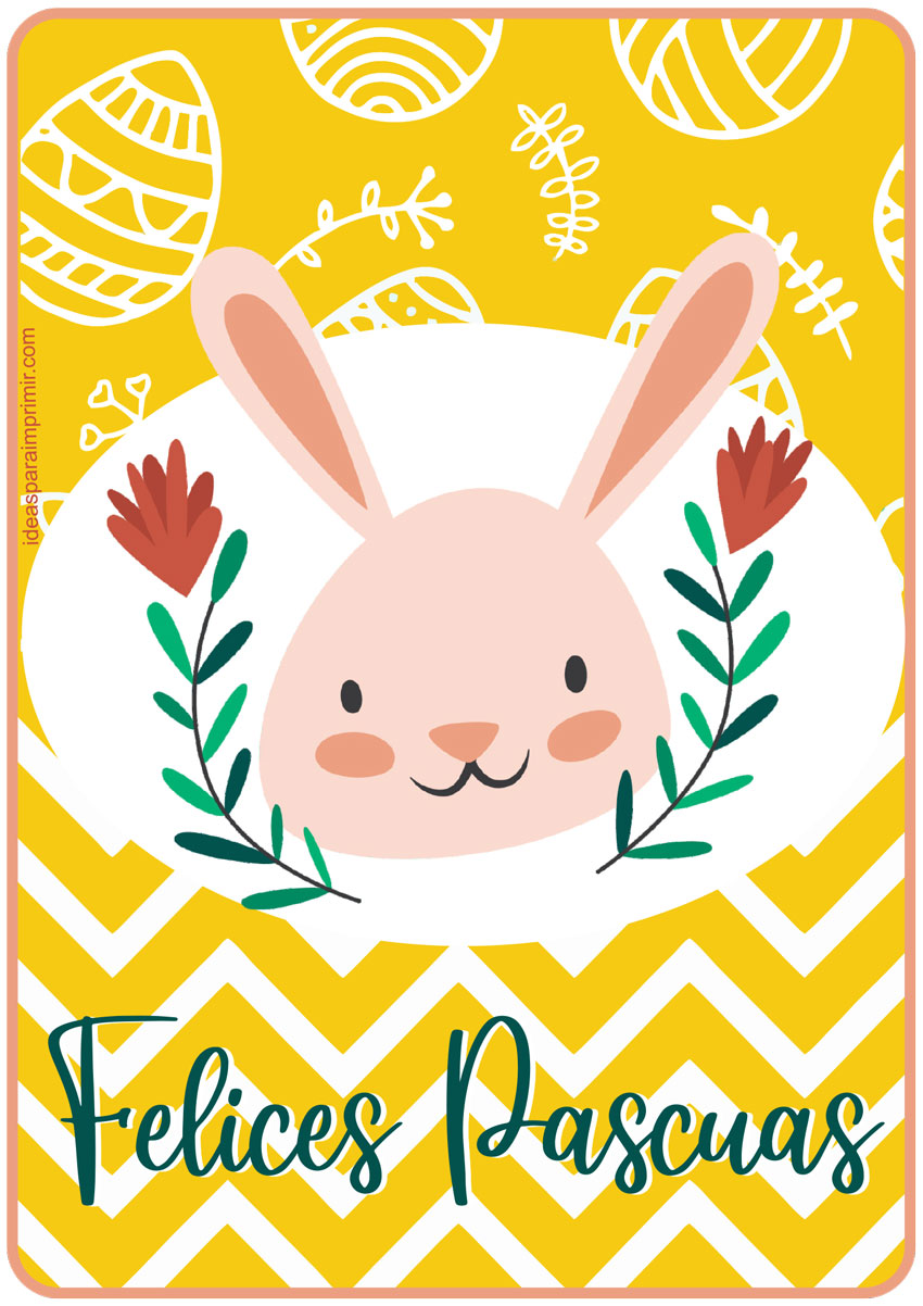 Poster o Cartel de Felices Pascuas