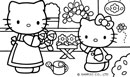 Hello Kitty dibujos para colorear