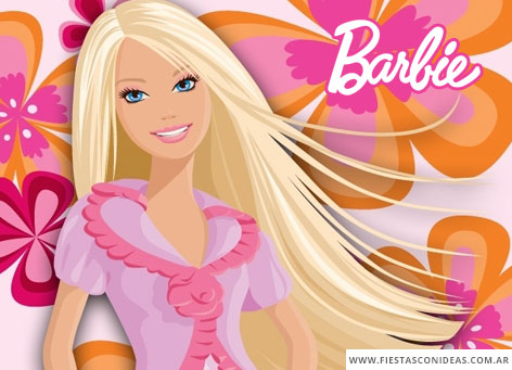 Invitacion de cumpleaños de Barbie