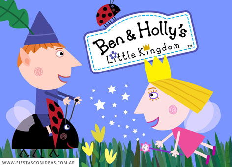Invitacion de cumpleaños de El Pequeño Reino de Ben y Holly