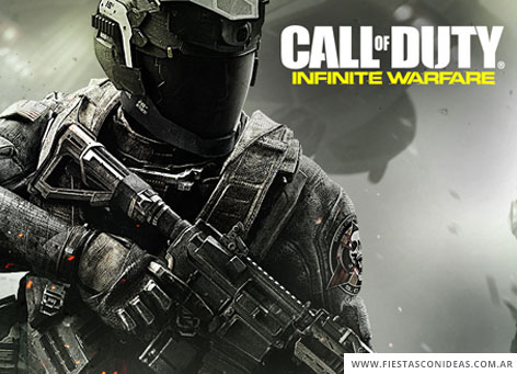 Invitacion de cumpleaños de Call of Duty