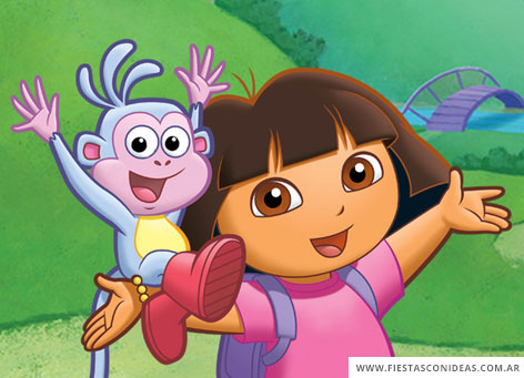 Invitacion de cumpleaños de Dora la Exploradora