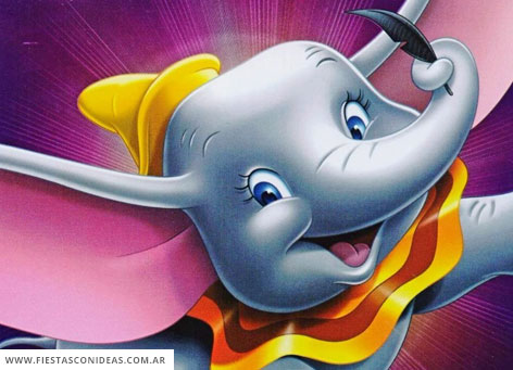 Invitación de cumpleaños de Dumbo