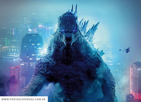 Invitacion de cumpleaños de Godzilla
