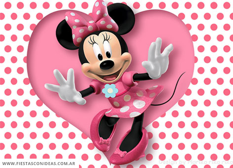 Invitacion de cumpleaños de Minnie Mouse