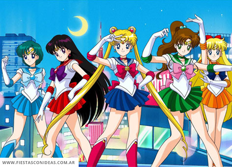 Invitacion de cumpleaños de Sailor Moon