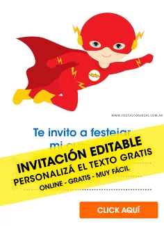 Invitaciones de Superhéroes infantiles
