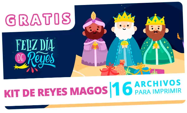 Kit de Reyes Magos Gratis para Descargar e Imprimir