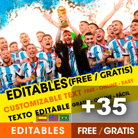 35 Argentine National Football Team party invitation templates free