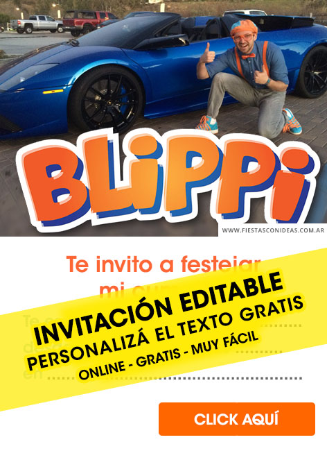 Blippi invitation