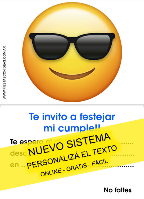 Emojis invitation
