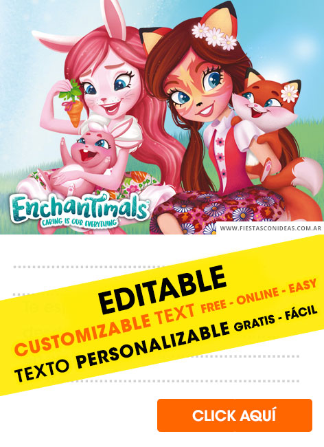 convite Enchantimals