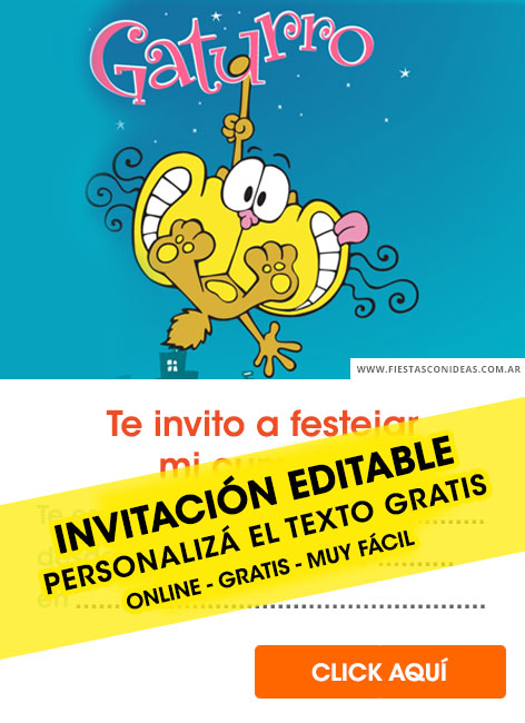 Gaturro invitation