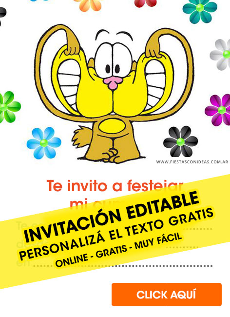 Gaturro invitation