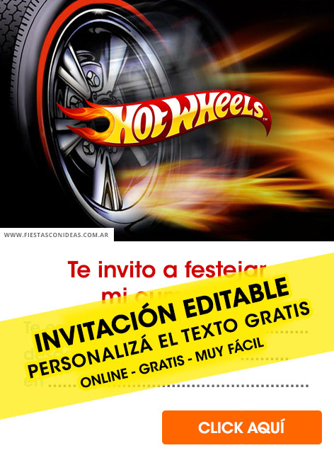 Hotwheels invitation