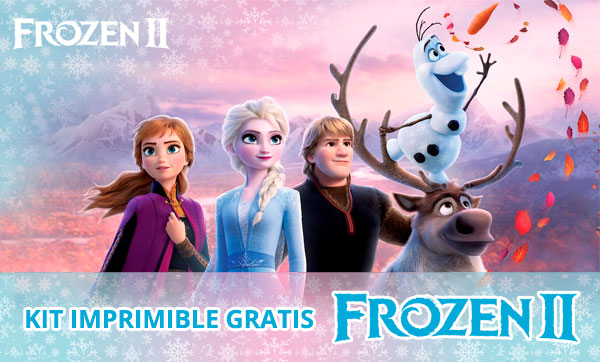 Kit y CandyBar de Frozen 2 para imprimir ¡Gratis!