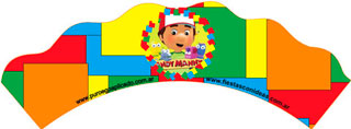 Manny a la Obra | Wrappers para Cupcakes para imprimir (WhatsApp e Imprimir)