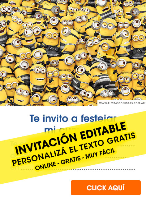 convite Minions