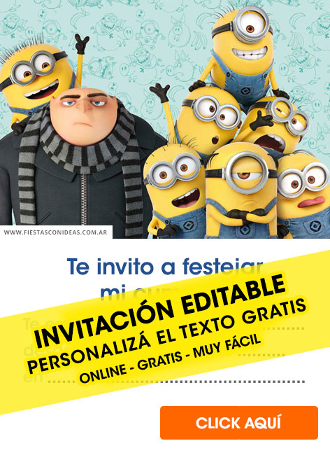 convite Minions