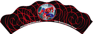 Spiderman - Hombre Araña | Wrappers para Cupcakes para imprimir