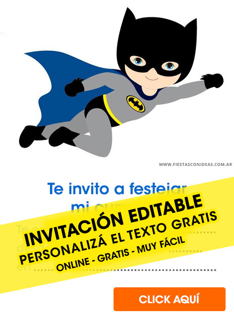 Superheroes invitation