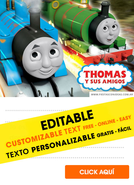 6 Free Thomas And Friends Birthday Invitations For Edit