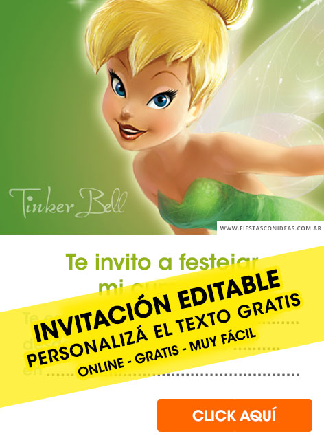 Tinkerbell invitation