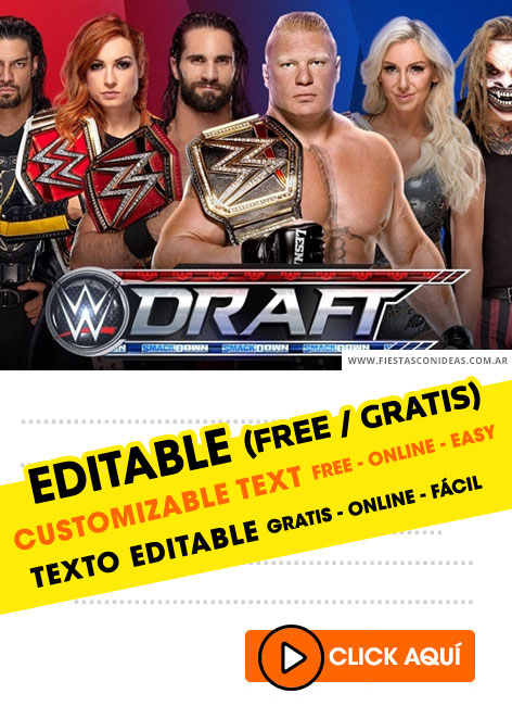 WWE invitation
