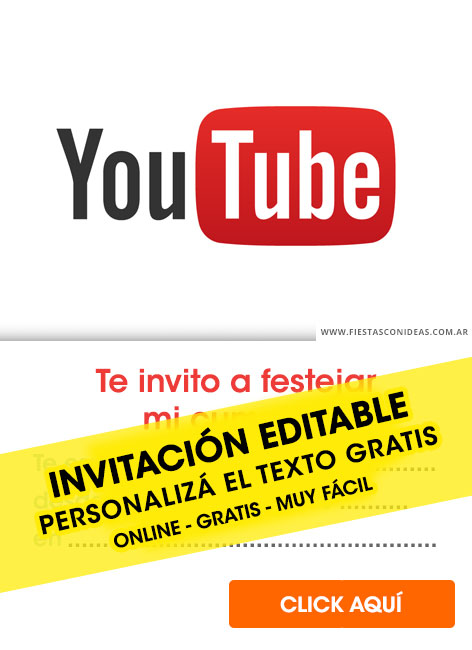 10 Free Youtube Birthday Invitations For Edit Customize Print - invitacion tematica roblox invitaciones roblox tematica