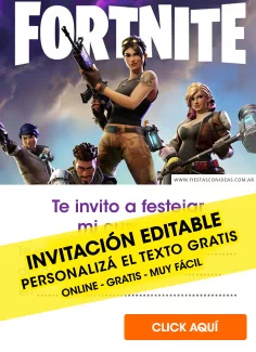 Convite Fortnite