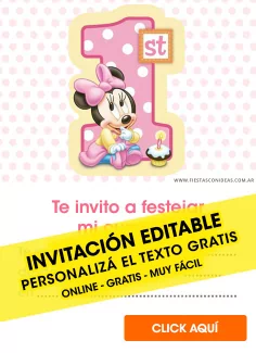 Convite Minnie
