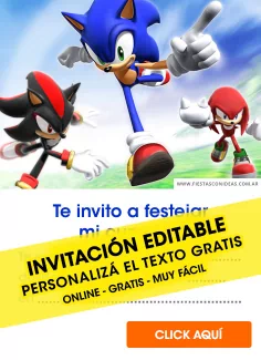 Convite Sonic
