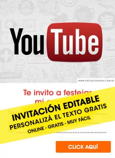 Invitaciones de Youtube